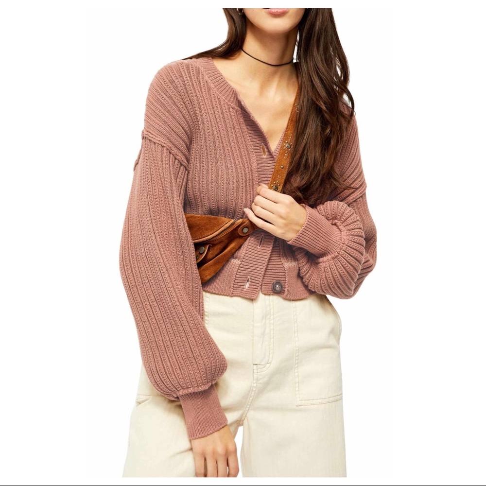 ❗️6-HOUR SALE❗️FREE PEOPLE LUXE KNIT CARDI A2C - Picture 13 of 16